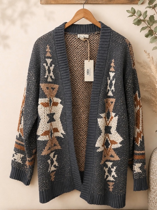 new in Sweaters - New In Western Aztec Cardigan – Brand New with Tags